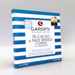 CACAO & SALE DOLCE DI CERVIA CON LIQUIRIZIA– Gardini – 50 gr